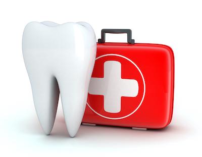An illustration of a tooth and a first aid kit in Oatley, NSW