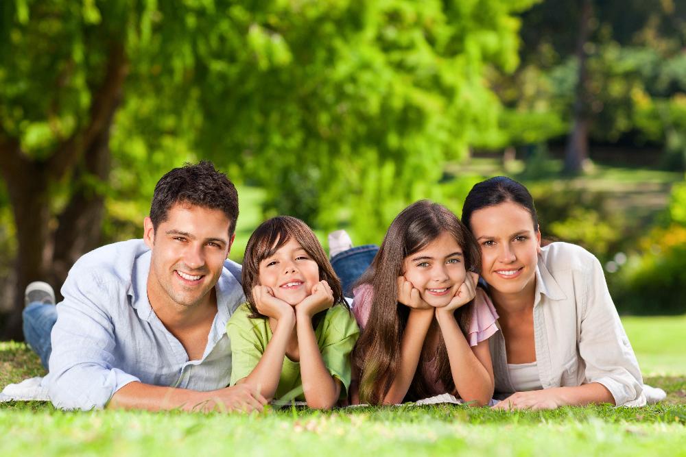 A happy family after dental session in Oatley, NSW.