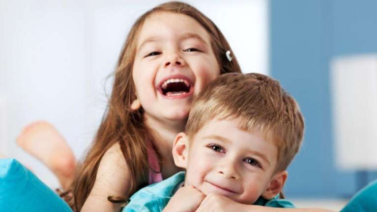 Kids laughing after visiting CFS Dental